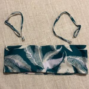 romwe bandeau swimsuit top